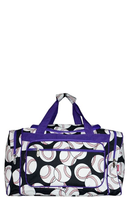 Printed Duffle Bag-SKQ420/PURPLE